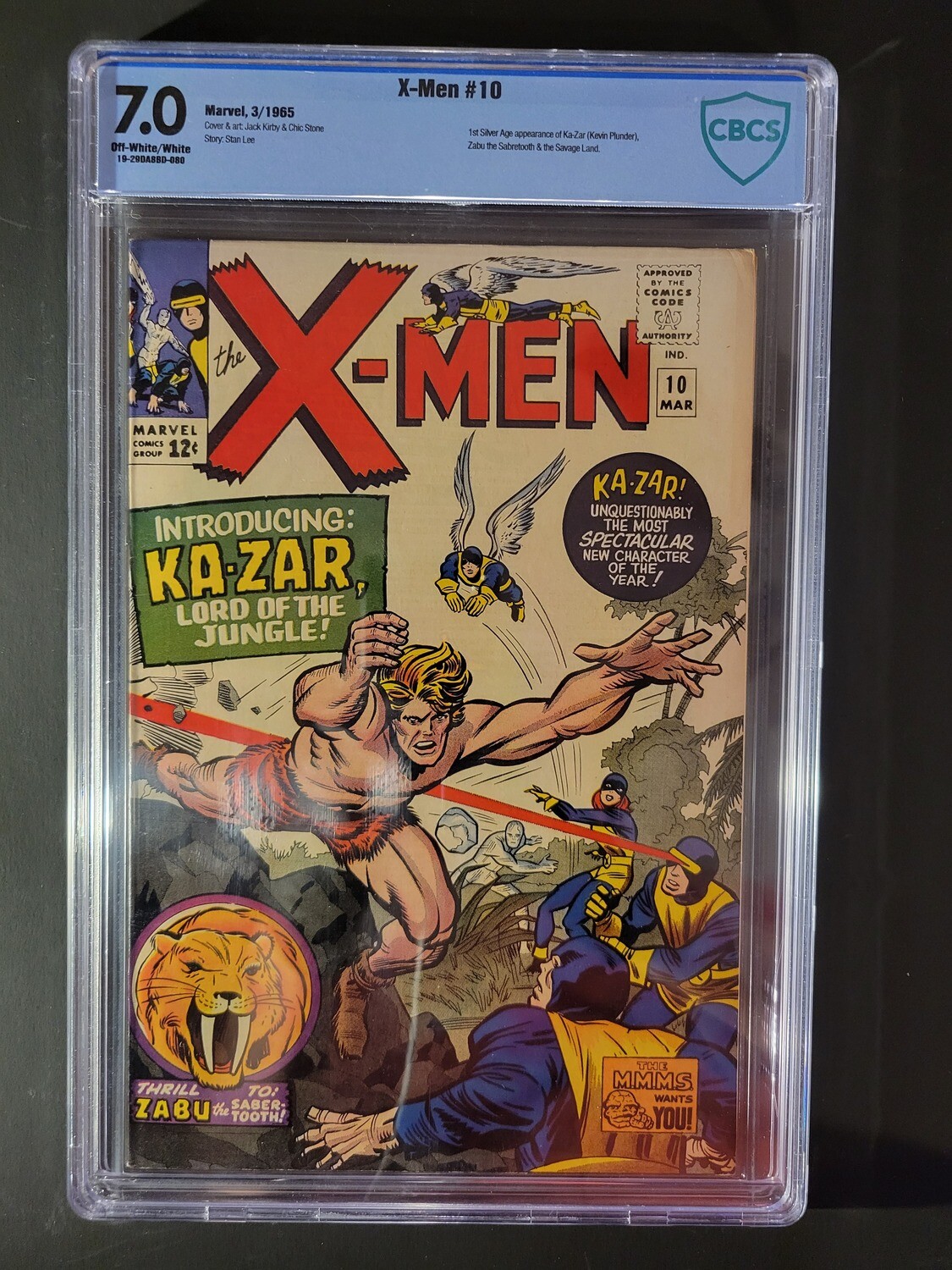 X-Men #11 CBCS 7.0 1st appearance of Silver Age Ka-Zar