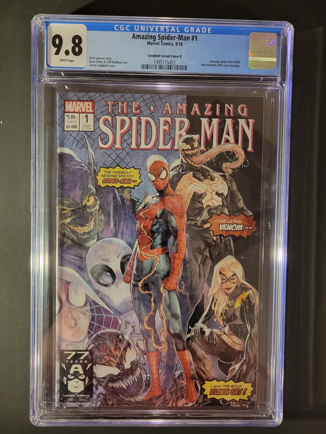 Amazing Spider-Man #1 CGC 9.8 Stadium Comics Exclusive