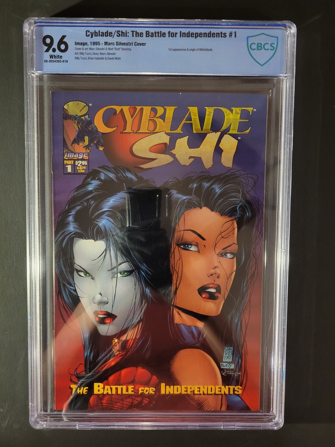 Cyblade / Shi: The Battle for Independents #1 CBCS 9.6 1st appearance of Witchblade