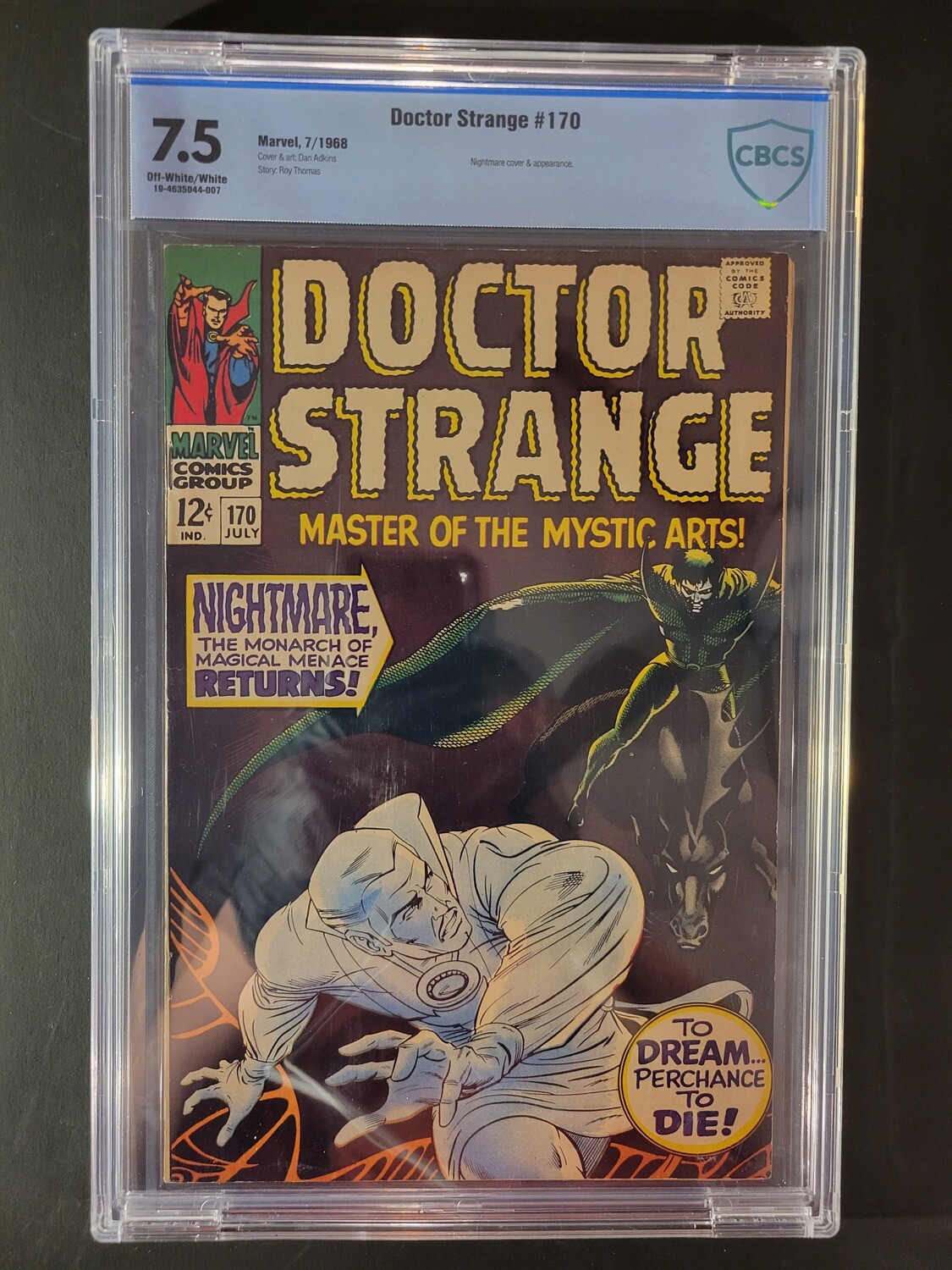 Doctor Strange #170 CBCS 7.5