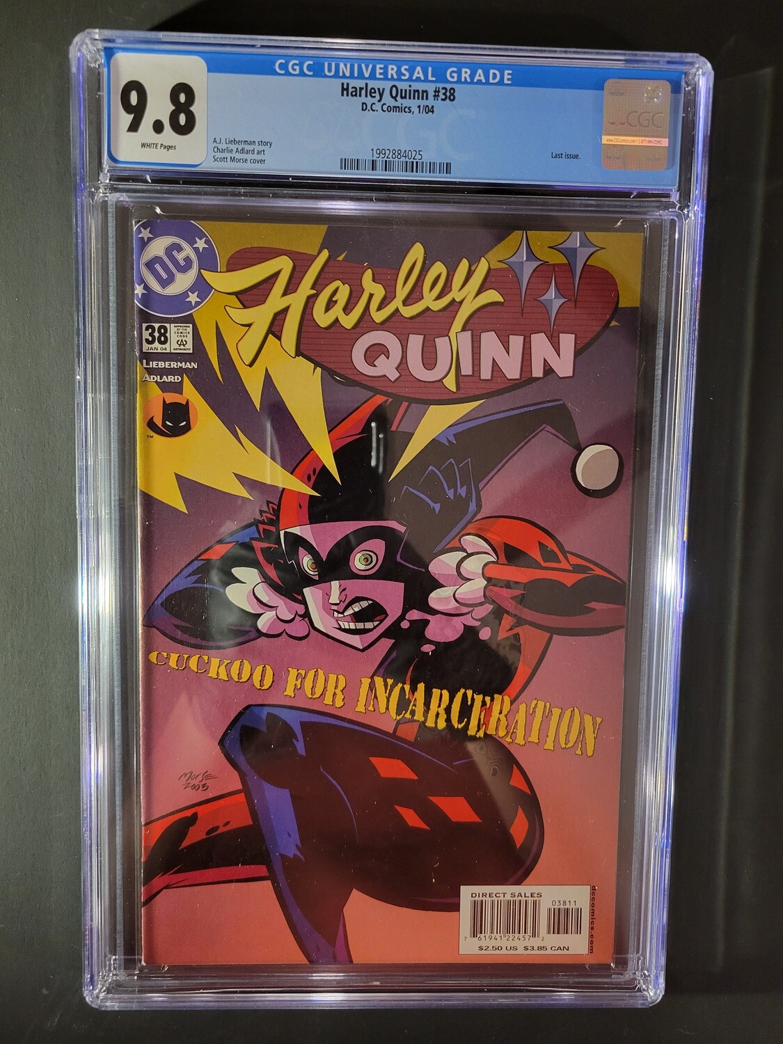 Harley Quinn #38 CGC 9.8 Last Issue