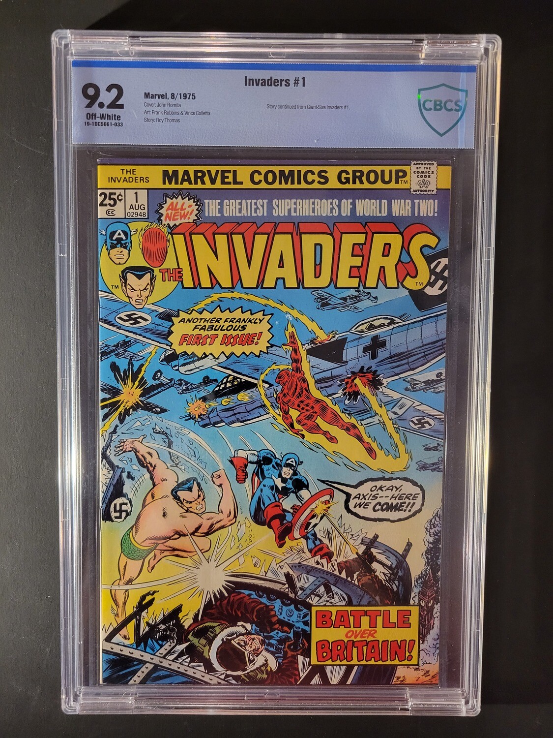 The Invaders #1 CBCS 9.2
