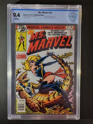 Ms. Marvel #20 CBCS 9.4 1st appearance of the Lizard People