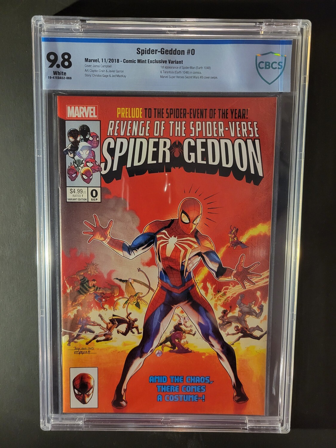 Spider-Geddon #0 (Comic Mint Edition) CBCS 9.8