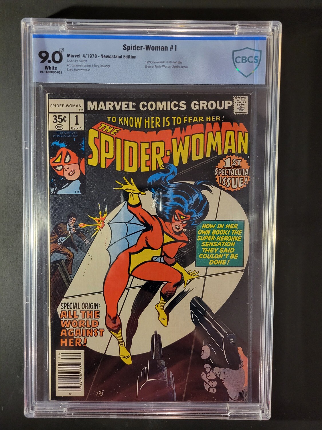 Spider-Woman #1 CBCS 9.0 1st Spider-Woman in her own title