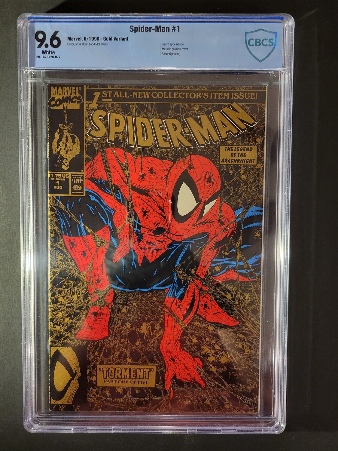 Spider-Man #1 (Gold Edition) CBCS 9.6