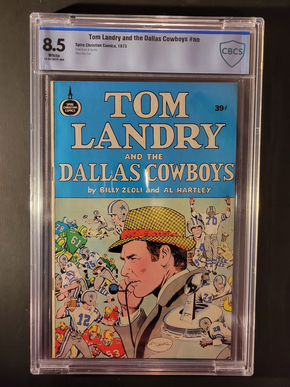 Tom Landry and the Dallas Cowboys #1 [39cents] CBCS 8.5