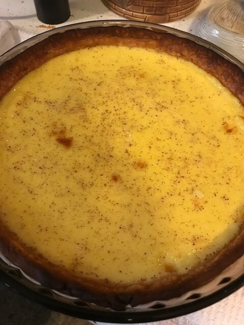 Egg Custard Pie