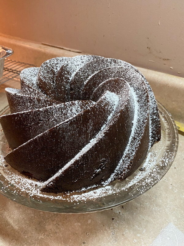 Decadent Chocolate Pound Cake 