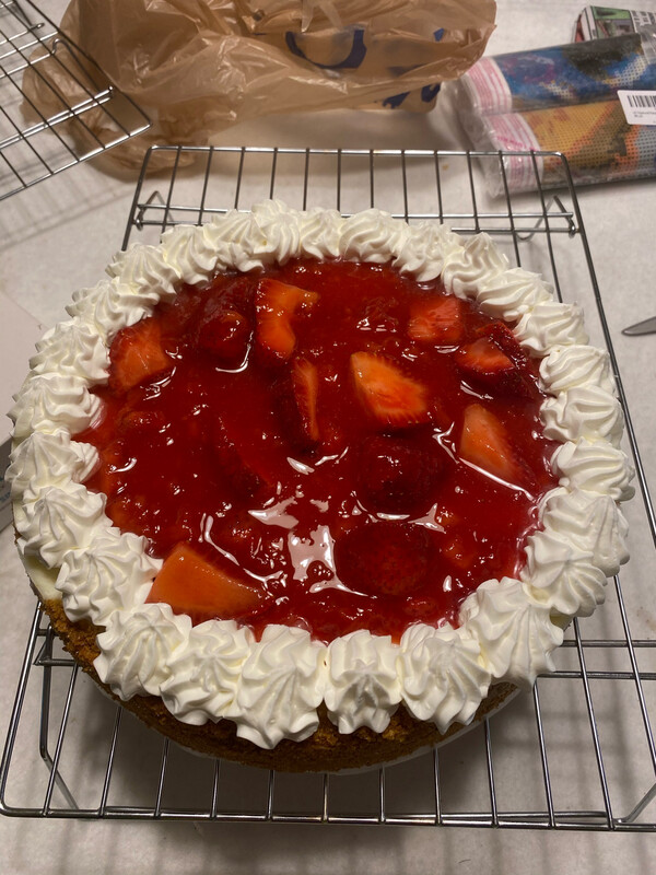 Strawberry Cream Pie