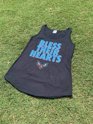 Ladies Bless Their Hearts Angry Eyes Tank Top