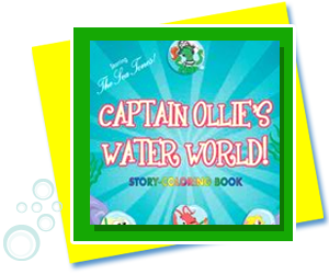 Captain Ollie’s Water World Story Coloring Book