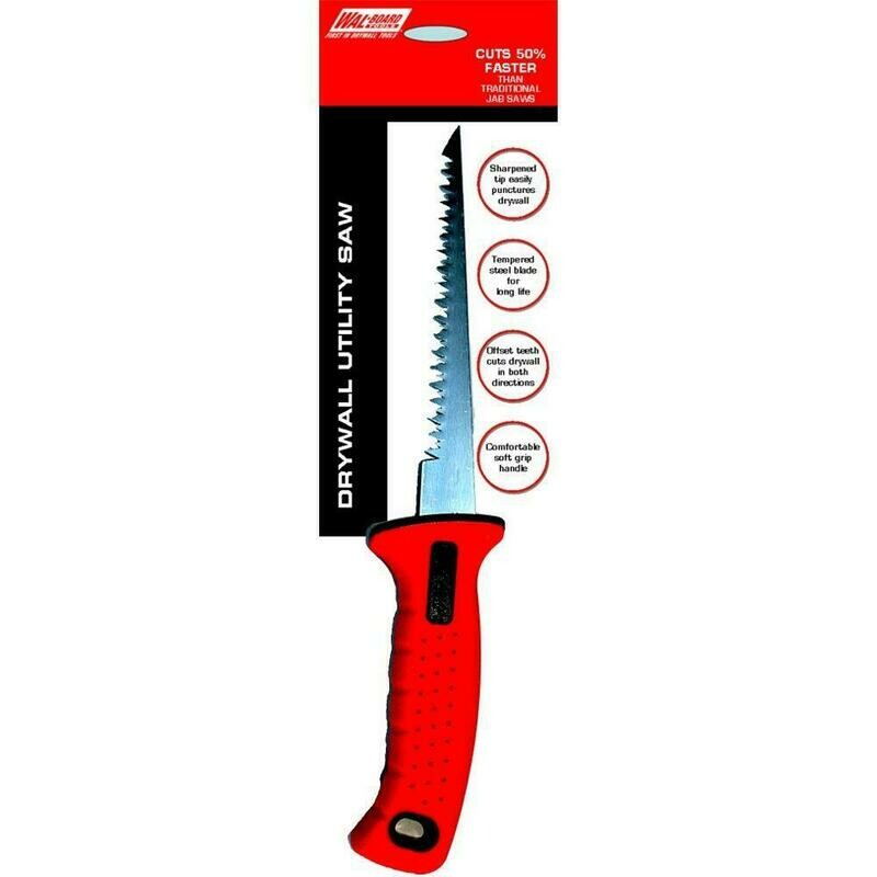 Wal-Board Tools 6 in. Jab Saw with Rubber Handle