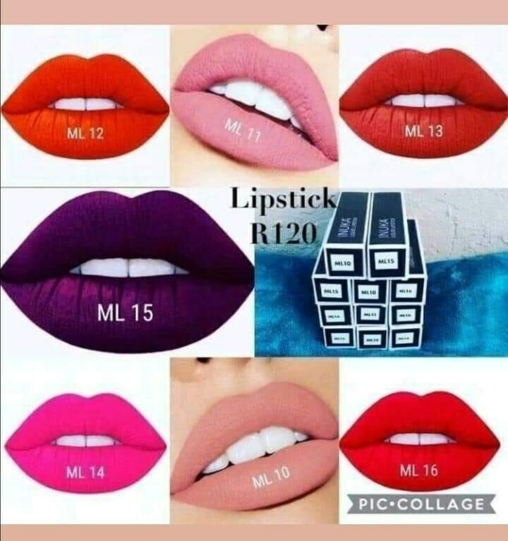 Matte lipsticks