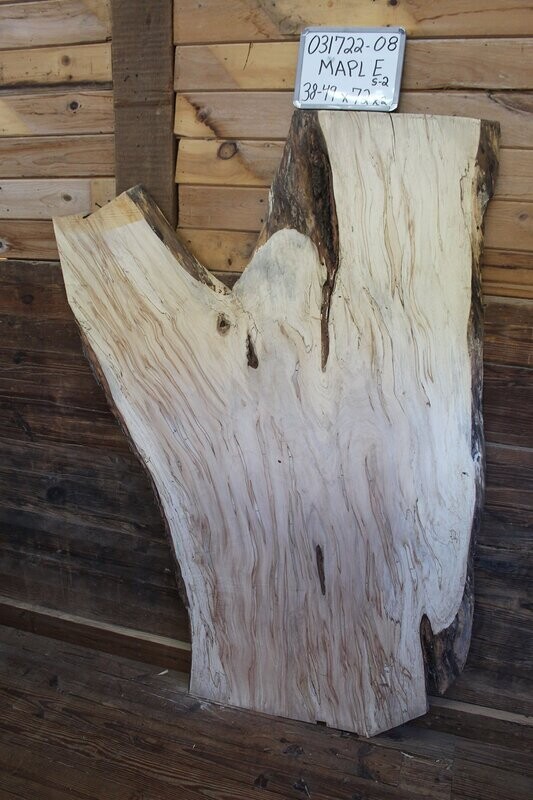 Live Edge Raw Maple Slab
