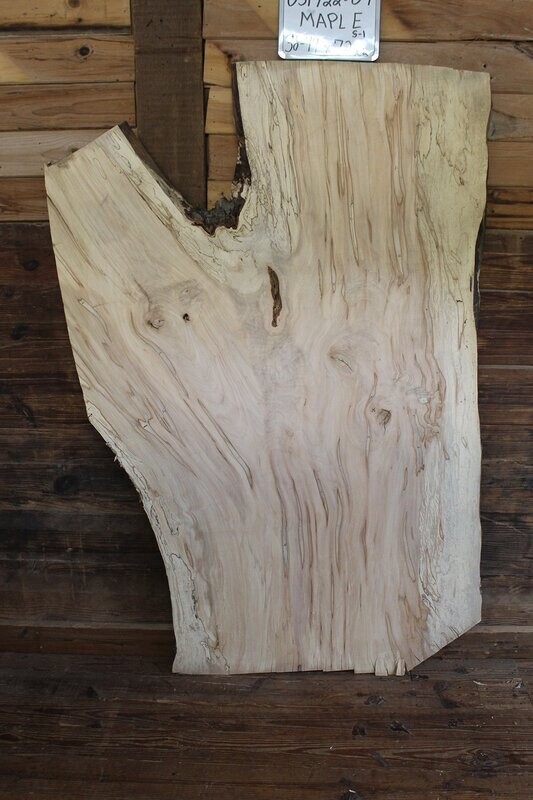 Live Edge Raw Maple Slab