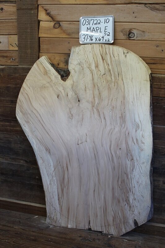 Live Edge Raw Maple Slab