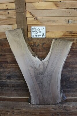 Live Edge Raw English Walnut Slab