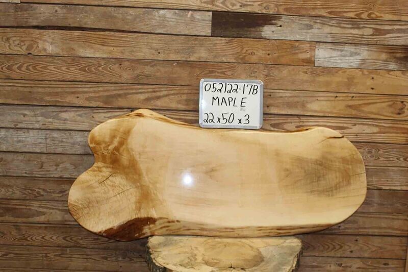 Live Edge Maple Slab w/ Epoxy