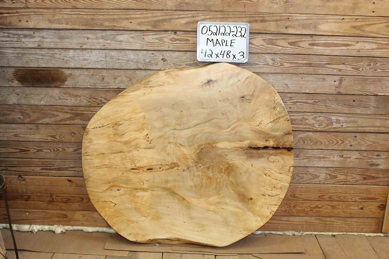 Live Edge Maple Cross Cut