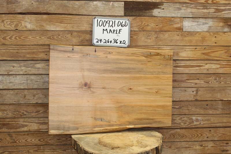 Live Edge Maple Slabwood