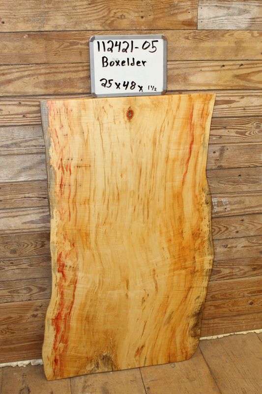 Live Edge Boxelder Slabwood Top