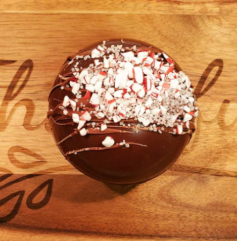 Peppermint Hot Cocoa Bomb