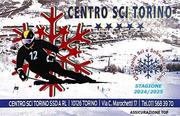 Tessera Online 2025 Inclusa Assicurazione Infortuni &amp; RCT TOP