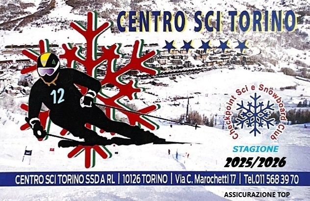 Tessera Online 2026 Inclusa Assicurazione Infortuni &amp; RCT TOP