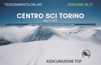 Tessera Online 2027 Inclusa Assicurazione Infortuni &amp; RCT TOP