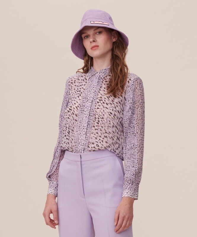 Lala Berlin Bluse lila snake Lala Berlin Bluse lila snake