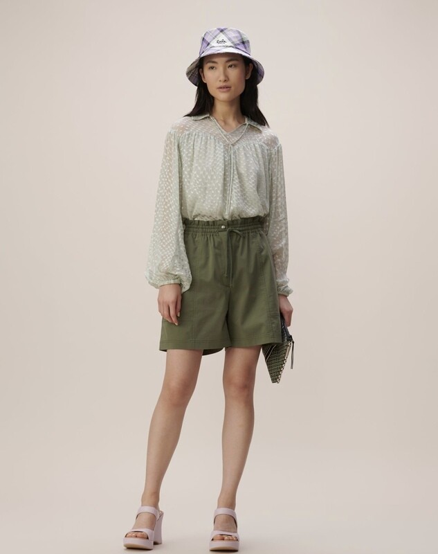 Shorts Perdita von Lala Berlin olivgrün Shorts Perdita von Lala Berlin olivgrün