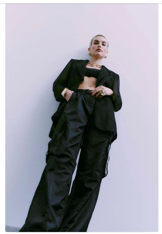 Schwarze Cargohose von Copenhagen Muse Schwarze Cargohose von Copenhagen Muse