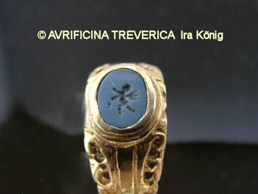 intaglio late roman gemstone ring intaglio late roman gemstone ring