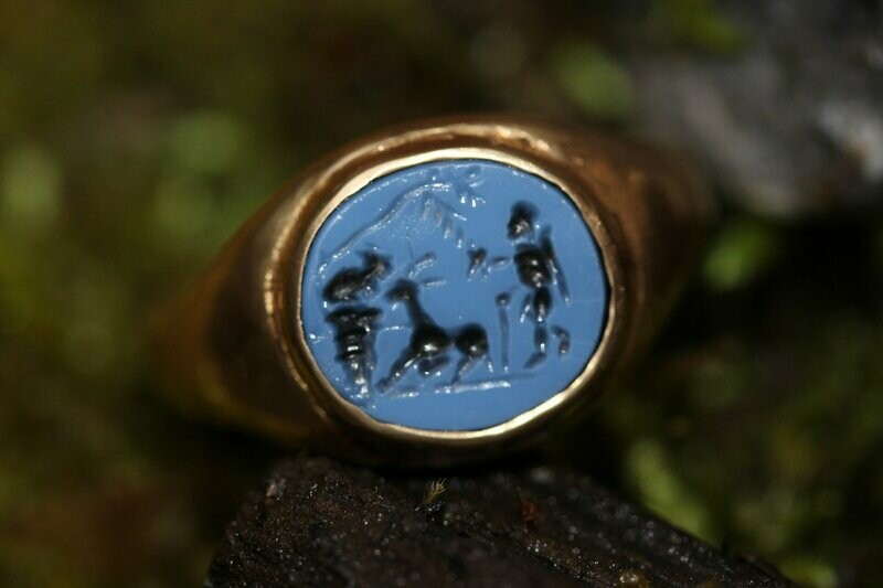 bague à intaille romaine Freud bague à intaille romaine Freud