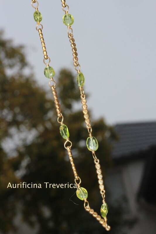 roman necklace 2nd century Via Cassia Rome