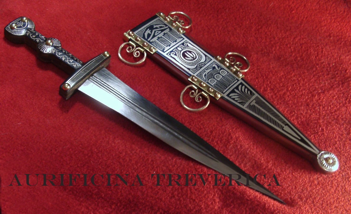 römischer Pugio tauschiert 1.Jh. römischer Pugio tauschiert 1.Jh.