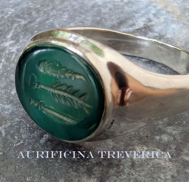 bague à sceau de gladiateur bague à sceau de gladiateur