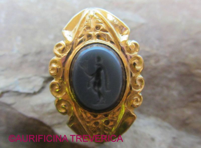 chevalière 3ème/4ème siècle gravure Genius