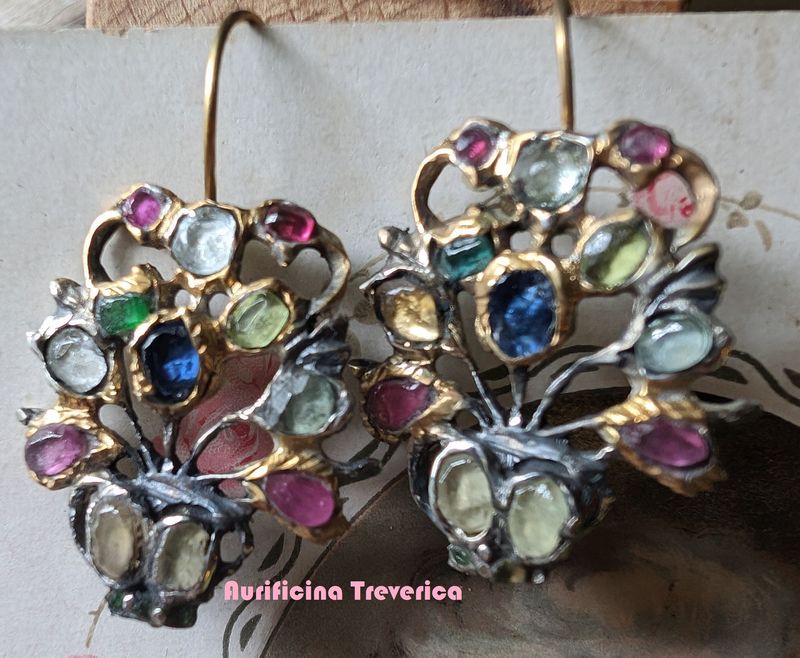 boucles d' oreilles Rococo Style Giardinetti