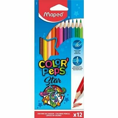 Lápis Cor Maped Color'Peps Star 12