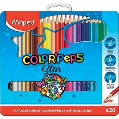 Lápis Cor Maped Color'Peps Star 24
