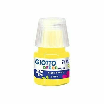 Tinta Acrílica Giotto 25ml., Cor: Amarelo