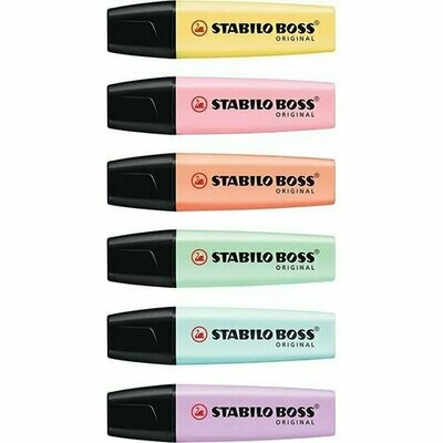 Sublinhador Stabilo Boss - Pastel