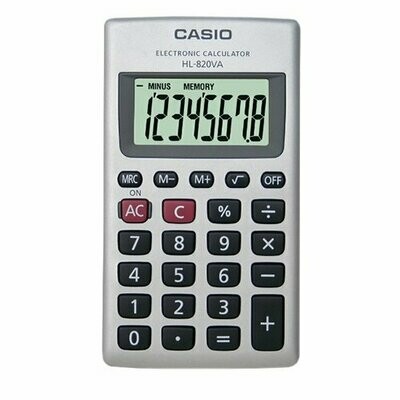 Calculadora de Bolso HL-820VA C/8 DÍGITOS