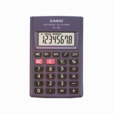Calculadora de Bolso HL-4A C/8 DÍGITOS