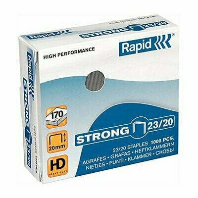 Agrafos Rapid Strong HD nº23/20 Galvanizado