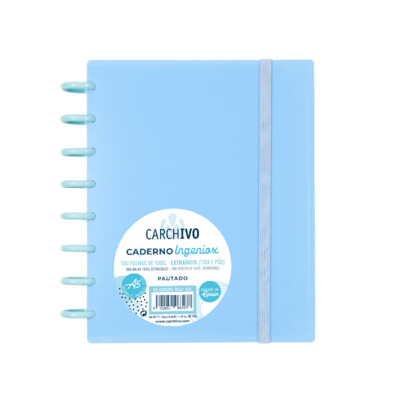Caderno Intelig​. Carchivo Ingeniox A5 - Azul