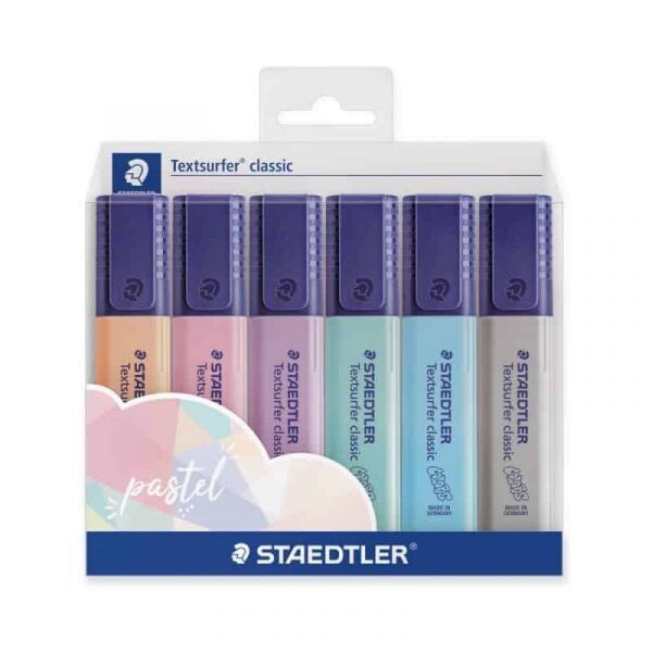 Sublinhador Staedtler Pack Pastel