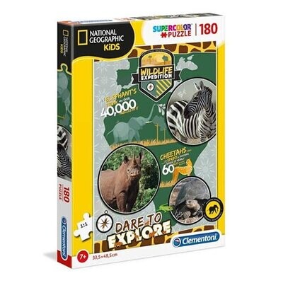 Puzzle Clementoni 180 National Geographic Kids